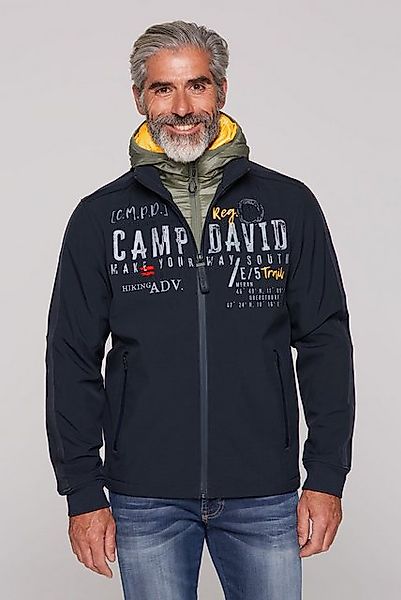 CAMP DAVID Softshelljacke mit verstellbarem Gummizug im Saum günstig online kaufen