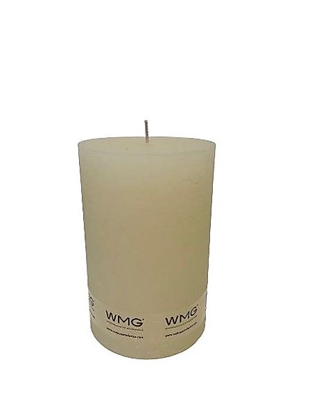 Stumpenkerze Rustikal Höhe 15 cm, Durchmesser 10 cm Ivory günstig online kaufen