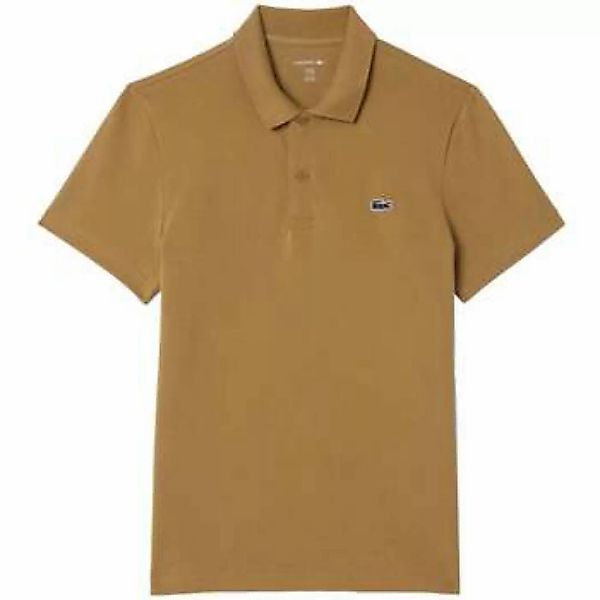 Lacoste  T-Shirts & Poloshirts Regular Fit Cotton Blend Polo Shirt Brown günstig online kaufen