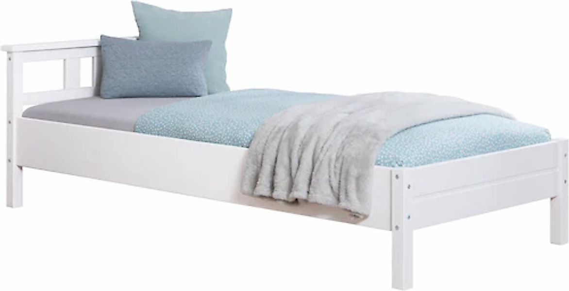 Ticaa Futonbett »Merci«, Einzelbett, aus Kiefer Massivholz, inkl. Rollrost günstig online kaufen