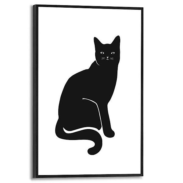 Wandbild BLACK CAT Slim Frame Black ca. 20x30 cm SMF92687 günstig online kaufen