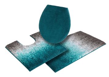 my home Badematte "Elif, Badvorleger, Badezimmer Teppich" Höhe 15 mm rutsch günstig online kaufen