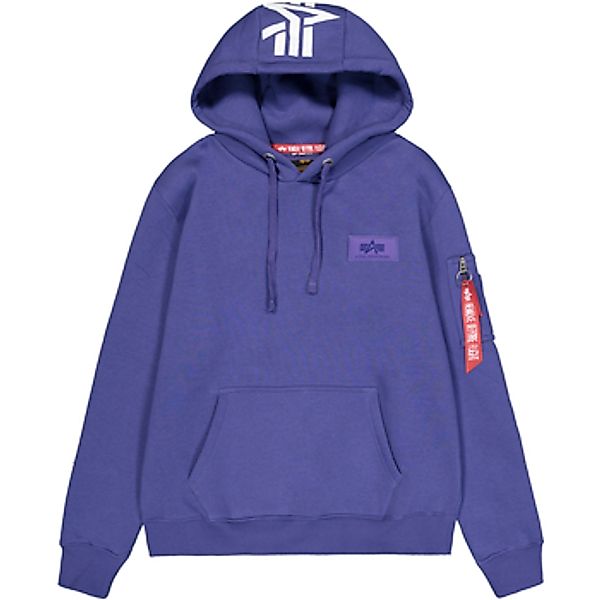 Alpha Industries  Sweatshirt Backprint Hoodie  - night purple günstig online kaufen