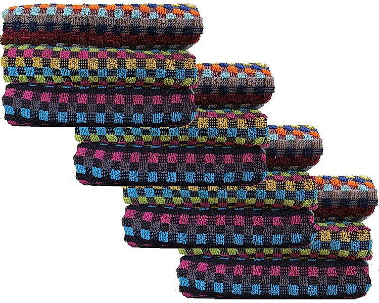 KH-Haushaltshandel Handtuch Frottier Grubentuch, 50x90 cm, günstig online kaufen