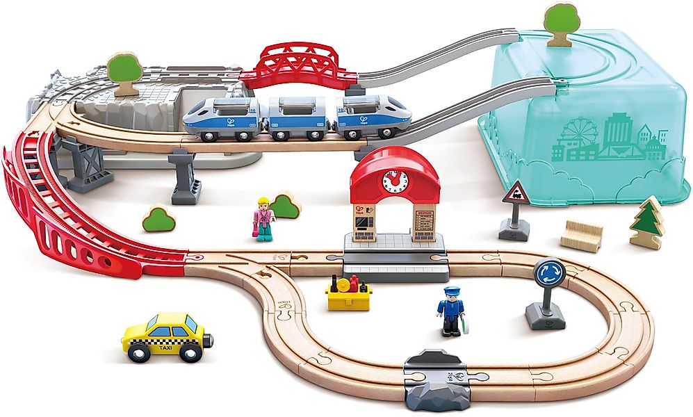 Hape Spielzeug-Eisenbahn Stadtbahn, (Set) günstig online kaufen