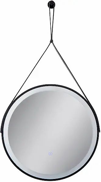 Paco Home Wandleuchte »IVY«, LED Backlight Rund 50cm IP44 Touch Kunstleder- günstig online kaufen