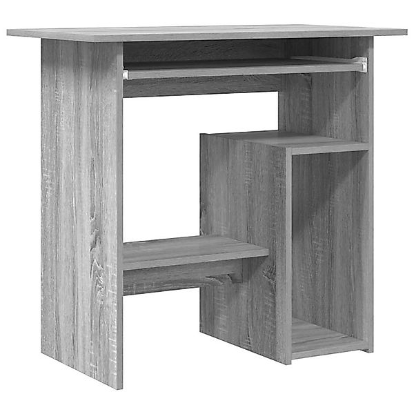 vidaXL Schreibtisch Grau Sonoma 80x45x74 cm Holzwerkstoff 815478 günstig online kaufen