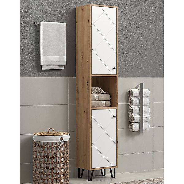 trendteam Hochschrank Highboard Regal Badschrank Badzimmermöbel günstig online kaufen
