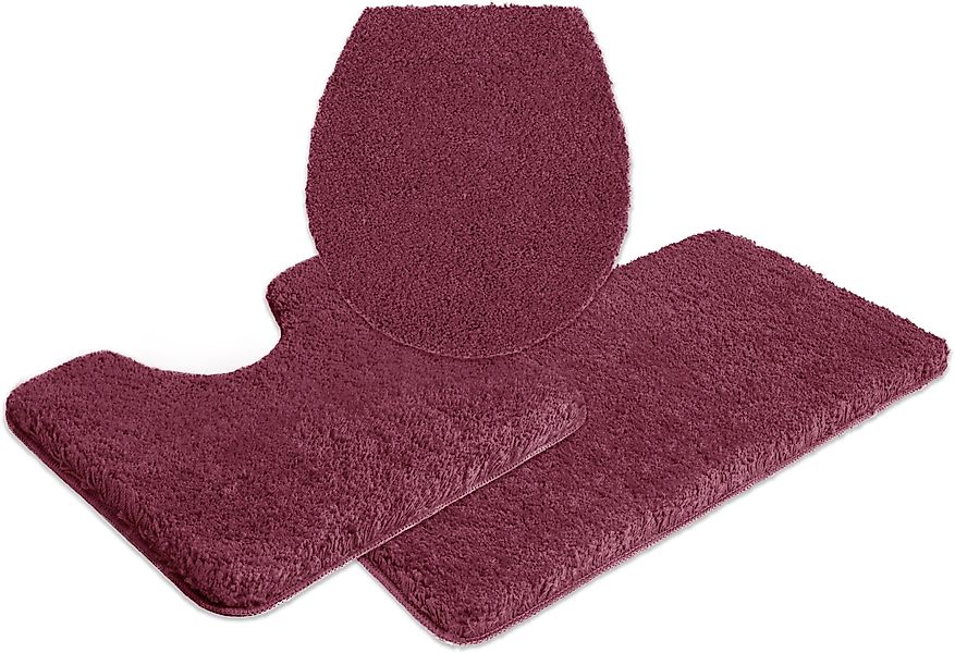my home Badematte "Sanremo, Badvorleger, Badezimmer Teppich, sehr weich" Hö günstig online kaufen