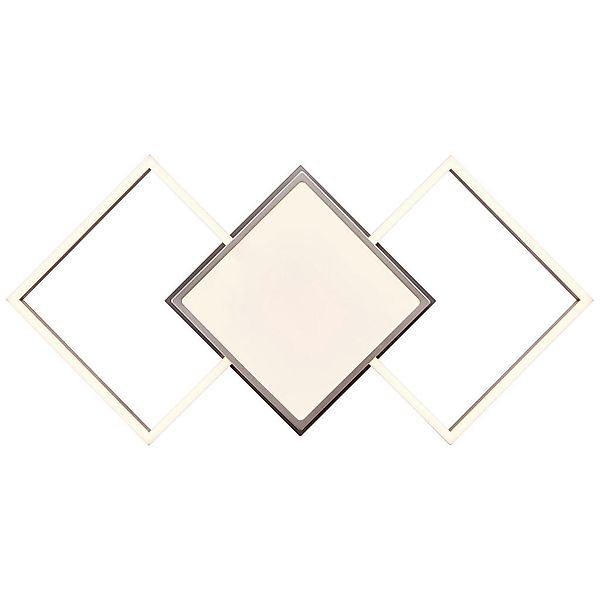 Brilliant Deckenleuchte »Zelia«, 1 flammig, LED Deckenlampe 51x51cm 3flg ni günstig online kaufen