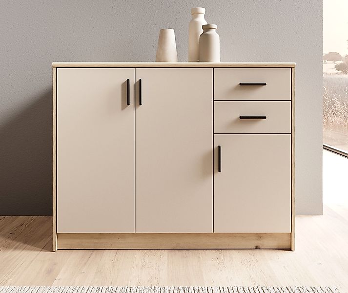 HBZ Sideboard "Nelly Kommode, BxHxT 109x86x50cm", (1 St.), Breite 109cm, Ei günstig online kaufen