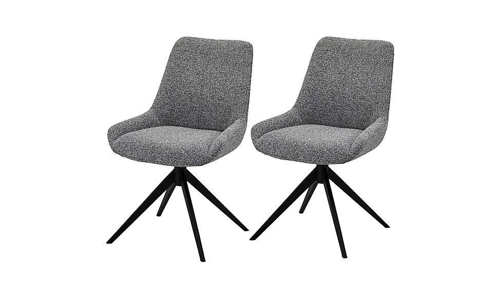 Furnhouse Esszimmerstuhl 2er-Set  Helena ¦ grau ¦ Maße (cm): B: 56 H: 87 St günstig online kaufen