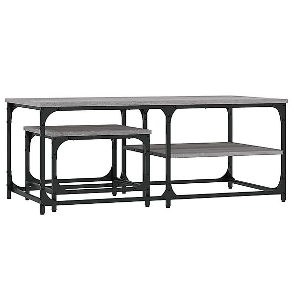 vidaXL Couchtisch Satztische 2 Stk. Grau günstig online kaufen