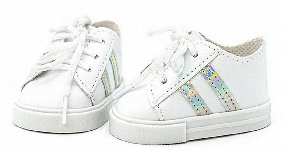 I´m a Girly Puppenkleidung Puppenschuhe Sneaker weiß Puppenbekleidung für P günstig online kaufen