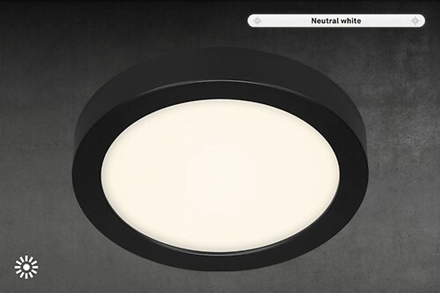Briloner Leuchten LED Deckenleuchte »FIRE BLACK« günstig online kaufen