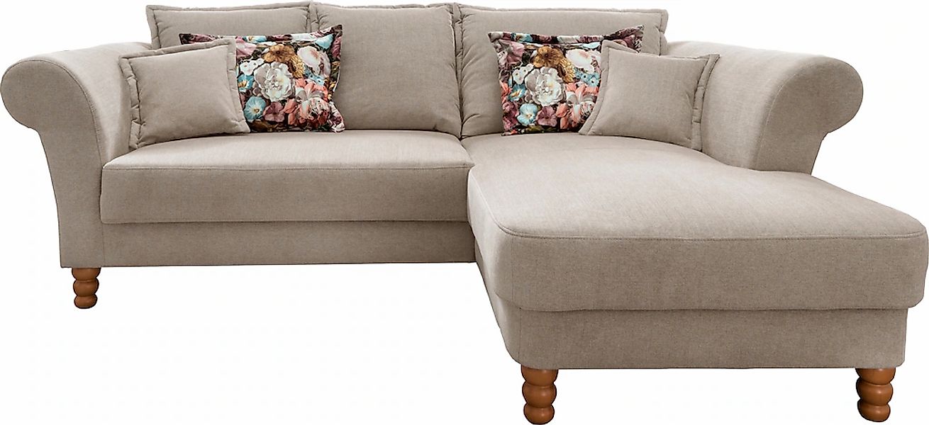Home affaire Ecksofa "Tassilo Mega Polsterecke mit Kaltschaum im Sitz, bequ günstig online kaufen