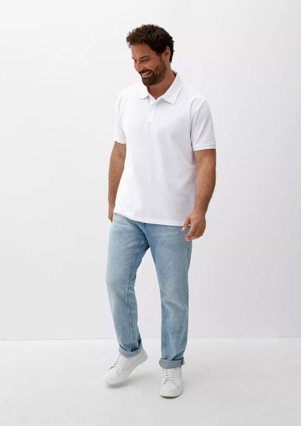 s.Oliver Poloshirt aus Baumwolle Farbe dunkelgrau Größe: 4XL günstig online kaufen