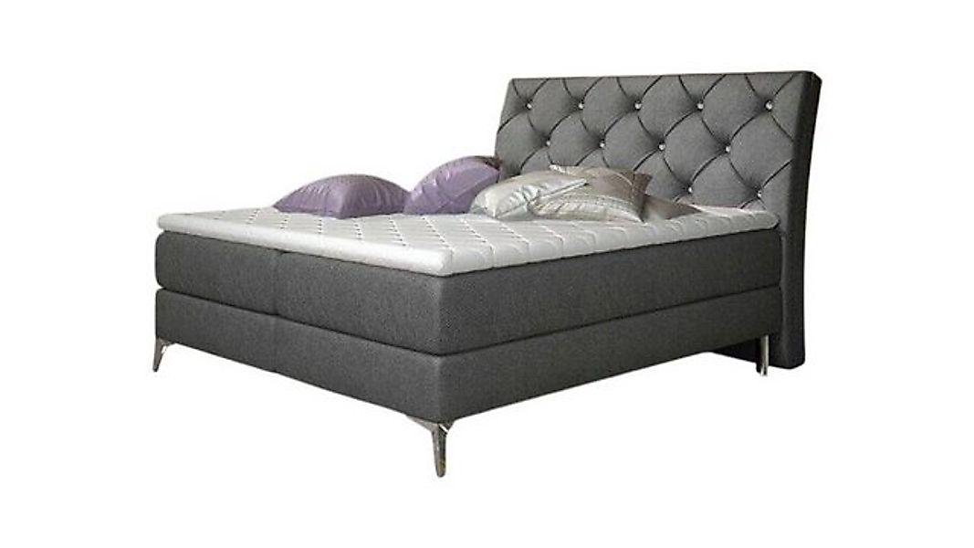 JVmoebel Bett Schlafzimmer Betten Textil Hotel Polster Chesterfield Boxspri günstig online kaufen