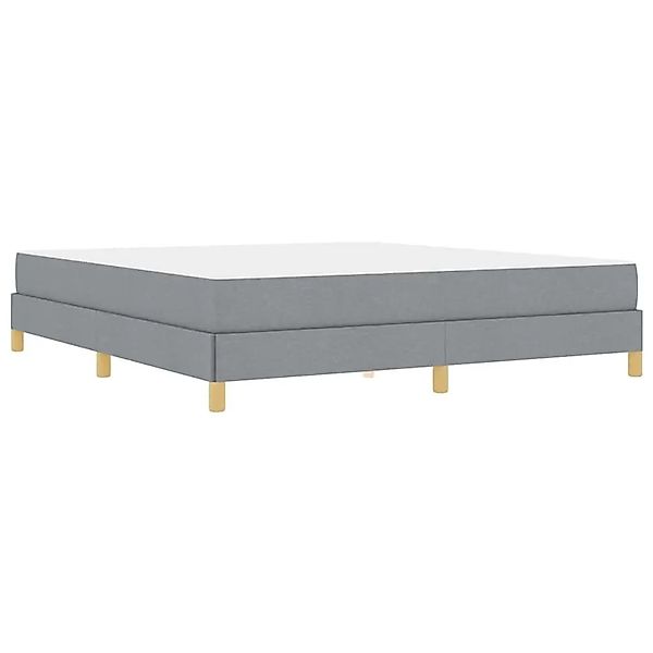 vidaXL Boxspringbett Hellgrau 180 x 200 cm Stoff 3398584 günstig online kaufen