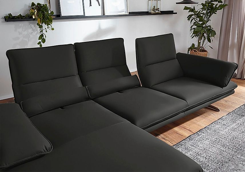 W.SCHILLIG Ecksofa »broadway, Designsofa mit tollem Sitzkomfort, L-Form«, S günstig online kaufen