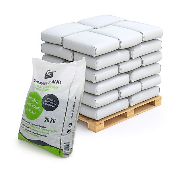 Höfer Chemie Spezial Glasgranulat für Sandfilteranlagen 2-5mm Körnung 20 x günstig online kaufen
