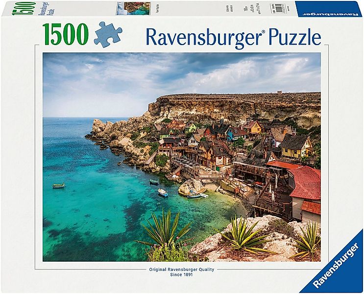 Ravensburger Puzzle Popey Village, Malta, 1500 Puzzleteile, Made in Germany günstig online kaufen