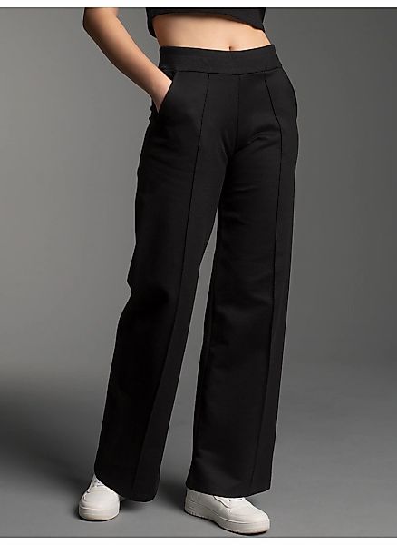 Trigema Jerseyhose "TRIGEMA Jogginghose mit weitem Bein" günstig online kaufen