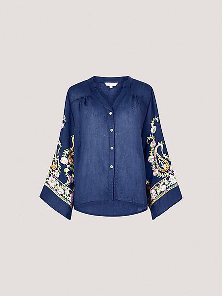 Apricot Blusentop Paisley Bluse mit Glockenärmeln mit geschmückten Armen günstig online kaufen