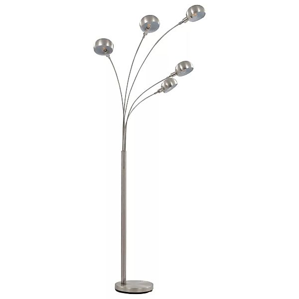 Stehlampe 200 Cm 5 X E14 Silbern günstig online kaufen