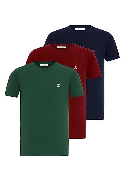 Antioch  T-Shirts & Poloshirts Patrice 3 Pack Regular Fit Basic T-Shirt günstig online kaufen