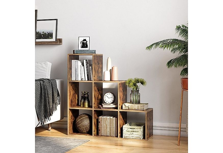 VASAGLE Bücherregal Raumteiler, Würfelregal, freistehend günstig online kaufen