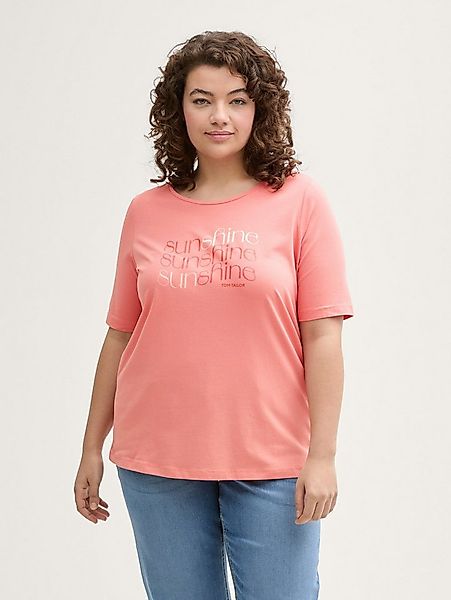 TOM TAILOR PLUS T-Shirt T-Shirt Plus Size - T-Shirt mit Print günstig online kaufen