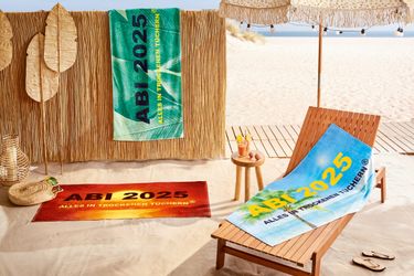 Egeria Strandtuch ABI 2025, Frottiervelours (1-St), günstig online kaufen