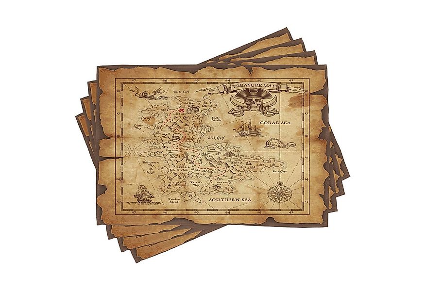 Abakuhaus Platzset Waschbare Stoff Esszimmer Küche Tischdekorations Digital günstig online kaufen