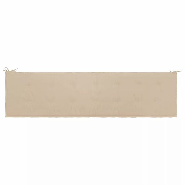 vidaXL Sitzauflage Gartenbank-Auflage Beige 200x50x4 cm günstig online kaufen