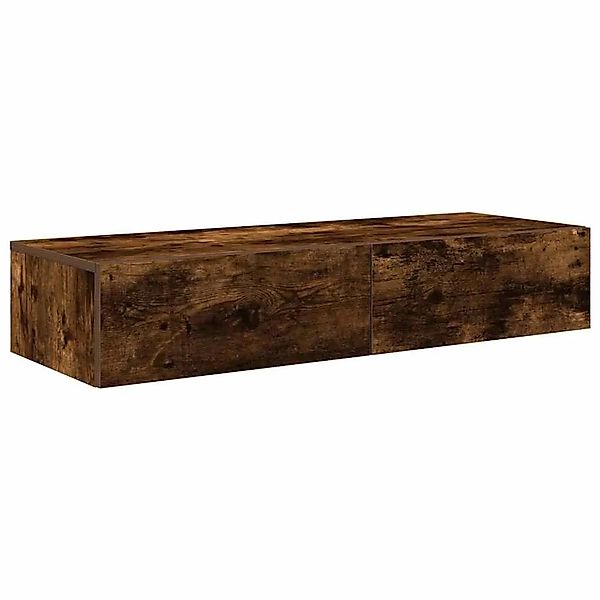 vidaXL Wandregal mit Schubladen Räuchereiche 100x36x19cm Holzwerkstoff 8599 günstig online kaufen