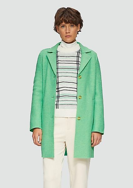 s.Oliver Funktionsmantel Outdoor-Mantel Ungefütterter Kurzmantel aus Wollmi günstig online kaufen