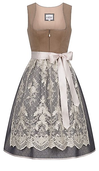 Nübler Trachtenkleid Midi Dirndl Geelke in günstig online kaufen