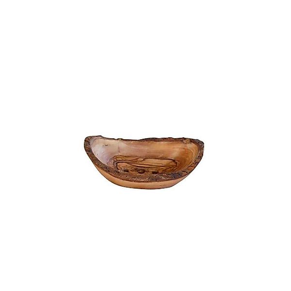 Olivenholz-erleben Seifenschale Seifenschale oval rustikal GROß günstig online kaufen