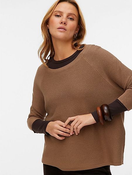 Vero Moda Strickpullover VMNEW NORA 3/4 BOATNECK PULLOVER NOOS günstig online kaufen