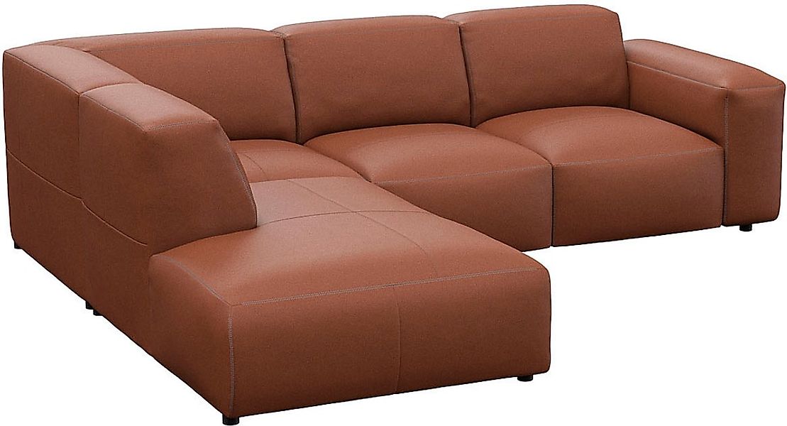 FLEXLUX Ecksofa "Lucera, super bequem durch hochwertigen Sitzaufbau mit Kal günstig online kaufen