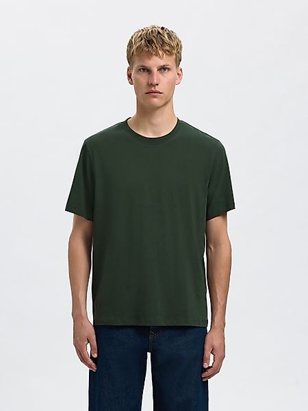 SELECTED HOMME Rundhalsshirt "SLHASPEN SS O-NECK TEE NOOS" günstig online kaufen