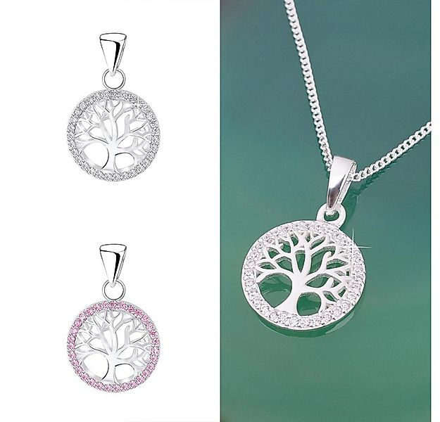 Order & Smile Schmuck Kette mit Anhänger Lebensbaum Kette: Baum des Lebens günstig online kaufen