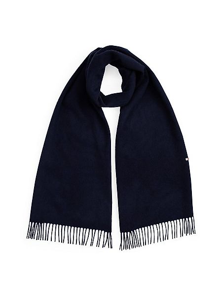 Tommy Hilfiger Schal TH FLAG CASHMERE, unifarben, mit Fransenabschluss 100% günstig online kaufen