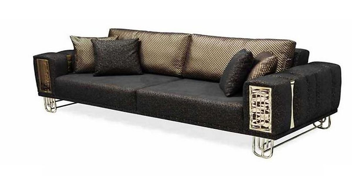 Xlmoebel Sofa Dreiteiliges Wohnzimmer-Sofagarnitur-Set mit 3+3+1 Sitzern - günstig online kaufen