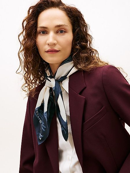 Tommy Hilfiger Seidentuch TH FLAG FLORAL SILK LARGE SQUARE günstig online kaufen