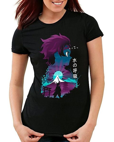 style3 T-Shirt Kamado Night demon slayer anime japan manga cosplay günstig online kaufen