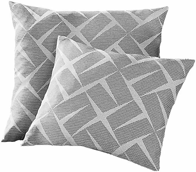 Weckbrodt Dekokissen »Jasper«, Kissenhülle, Jacquard, strukturierte Oberflä günstig online kaufen