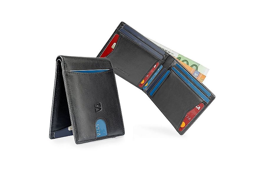 SERASAR Geldbörse Ledergeldbörse für Herren "Clever" (1-tlg), inkl. RFID-Sc günstig online kaufen