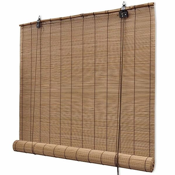 Rollo, vidaXL, Bambusrollo Braun 80x160 cm günstig online kaufen